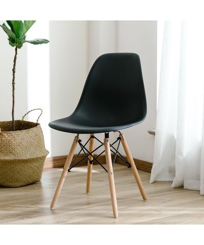 Krzesło biurowe DSW czarne  - 4