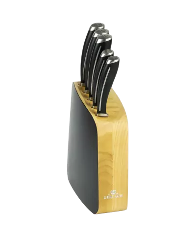 Zestaw noży w bloku GERLACH Loft 6-elementowy 