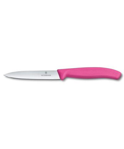 Nóż ostrze gładkie Victorinox 10 cm różowy 