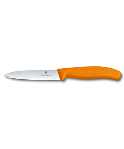 Nóż ostrze gładkie Victorinox 10 cm pomarańczowy 