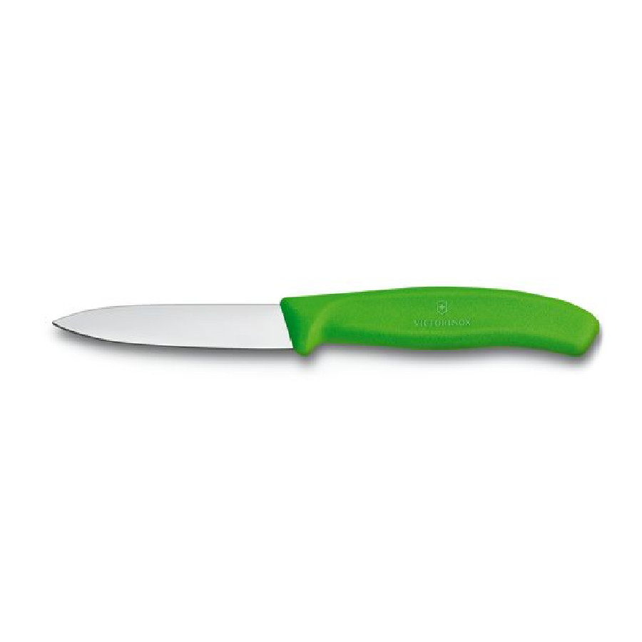 Nóż ostrze gładkie Victorinox 8 cm zielony 
