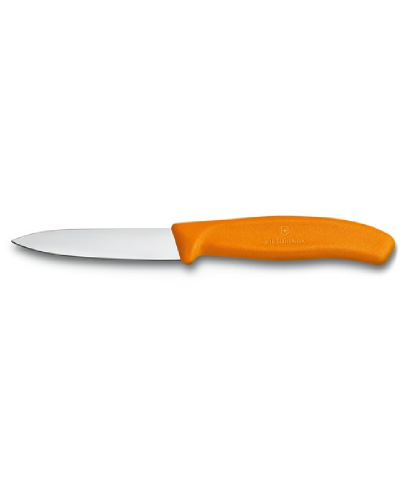 Nóż ostrze gładkie Victorinox 8 cm pomarańczowy 