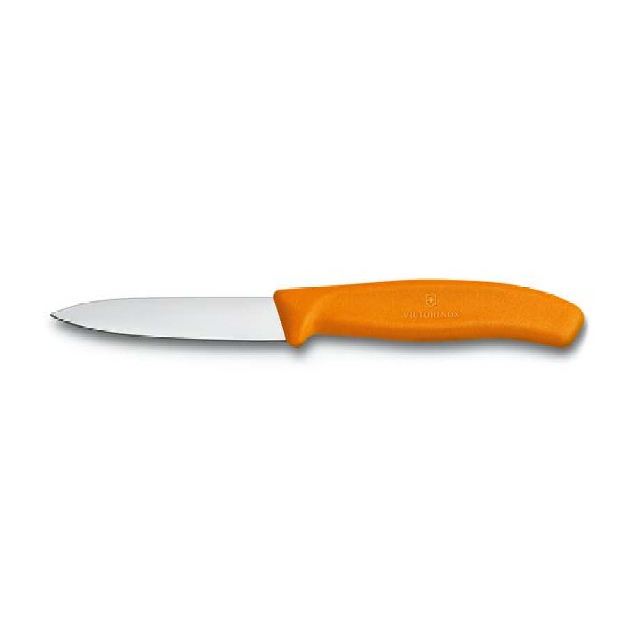 Nóż ostrze gładkie Victorinox 8 cm pomarańczowy 