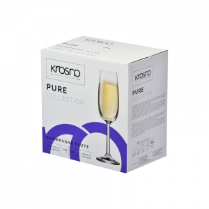 Komplet kieliszków do szampana KROSNO Pure 170 ml 