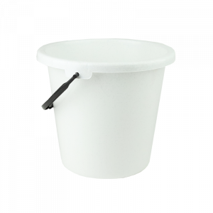 Wiadro plastikowe biały marmurek 9 l 