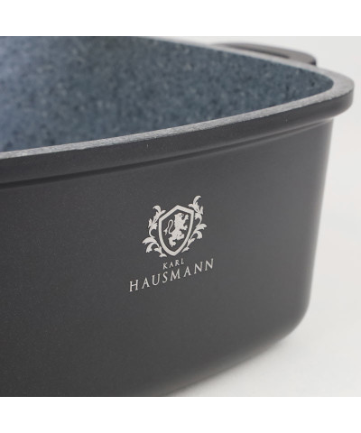 Garnek granitowy Rubin z pokrywą kwadratowy 4,4 l Karl HAUSMANN - 1