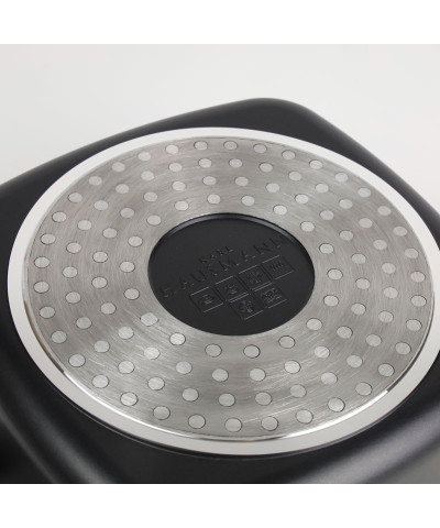 Garnek granitowy Rubin z pokrywą kwadratowy 4,4 l Karl HAUSMANN - 1