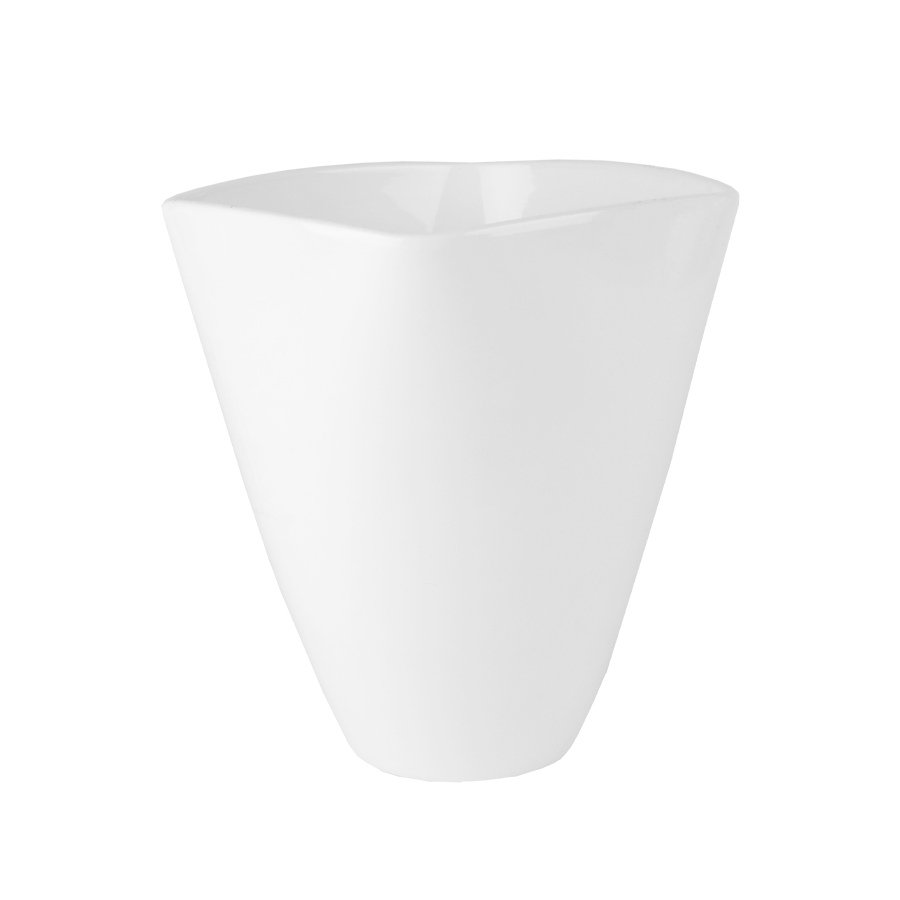Osłonka ceramiczna do storczyków biała 17x17 cm 