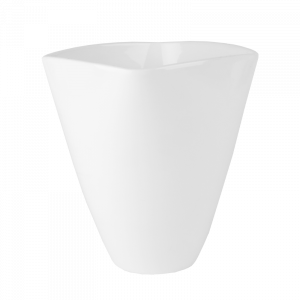 Osłonka ceramiczna do storczyków biała 17x17 cm 