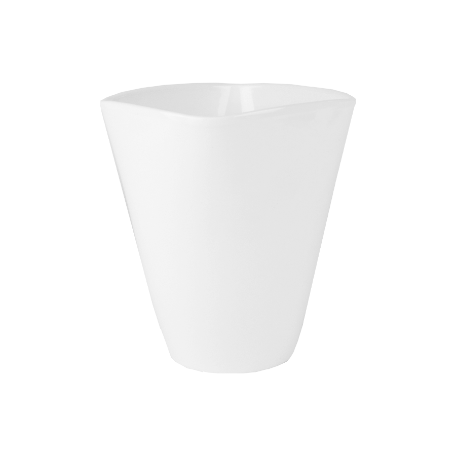 Osłonka ceramiczna do storczyków biała 13,5x13,5 cm 