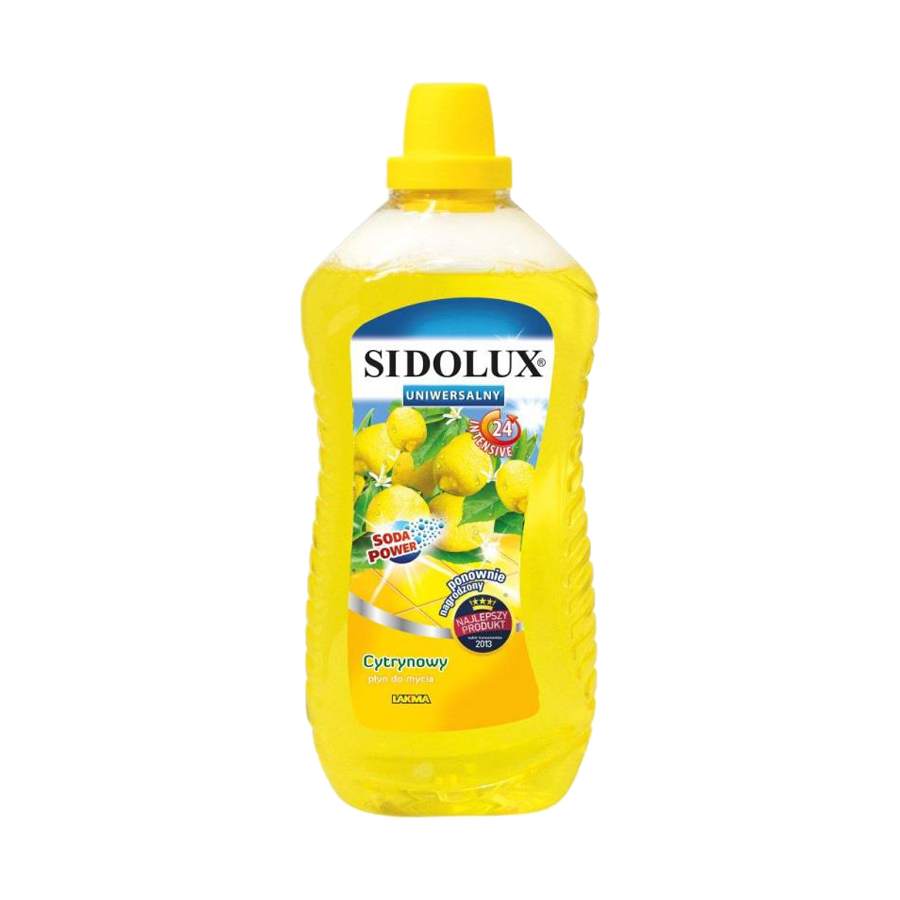 Płyn do mycia uniwersalny SIDOLUX cytrynowy 1l 
