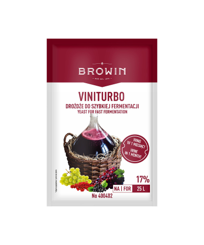 Drożdże suszone do szybkiej fermentacji Viniturbo 20 g 