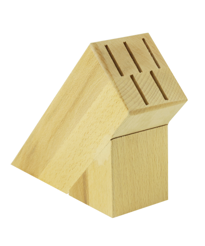 Blok na noże kuchenne drewniany 22x7x16,5 cm 