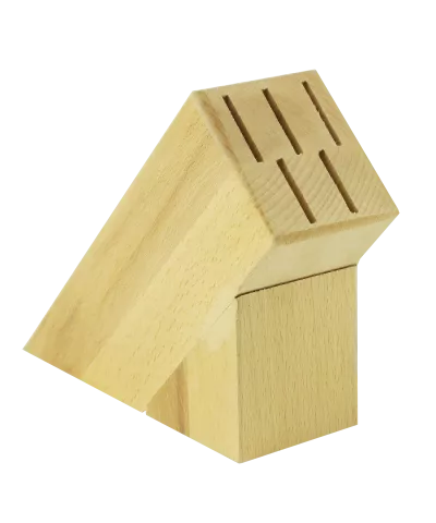 Blok na noże kuchenne drewniany 22x7x16,5 cm 