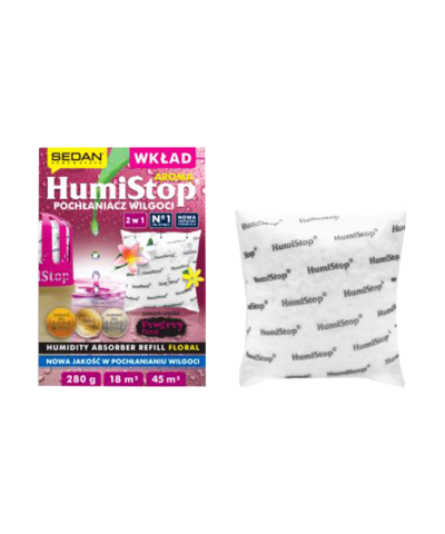 Wkład do pochłaniacza wilgoci HUMISTOP kwiatowy 280g 