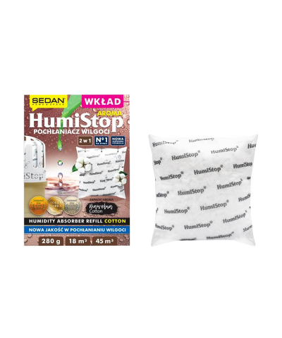 Wkład do pochłaniacza wilgoci HUMISTOP bawełna 280g 