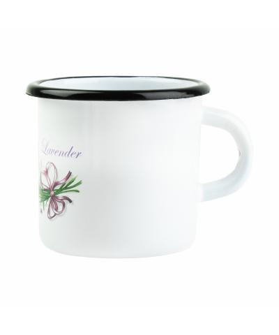 Kubek emaliowany LAWENDA 400 ml
