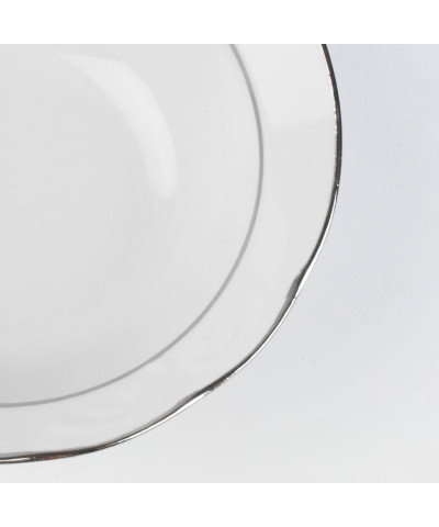 Salaterka porcelanowa IRENA platynowy pasek 14 cm 