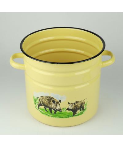 Garnek zdobiony DZIK 12l 