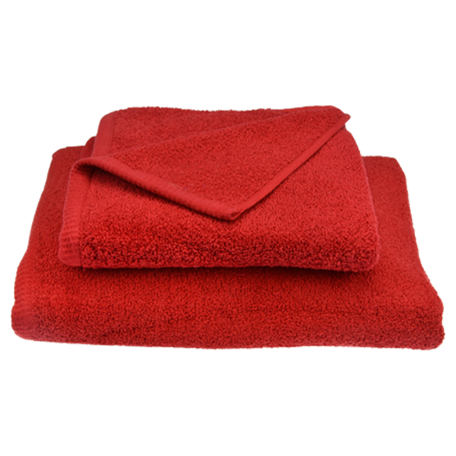 Ręcznik czerwony RIMINI 50X100  - 1