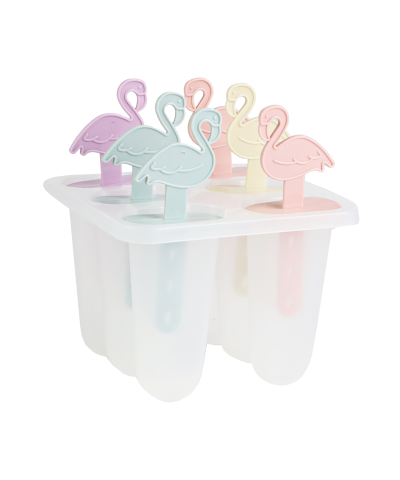Foremki do lodów na patyku Flamingi 4 szt