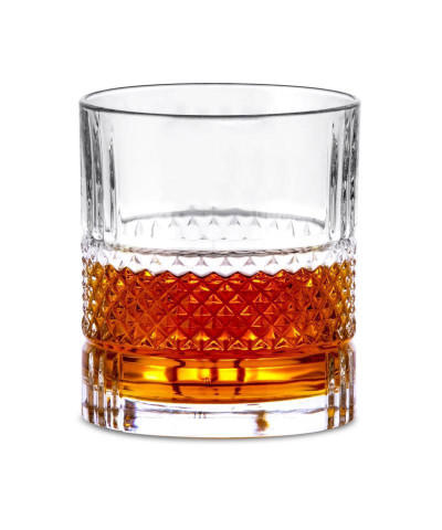 Komplet 6 szklanek do whisky BOHEMIA PRESTIGE Elegante 340 ml-BOHEMIA PRESTIGE