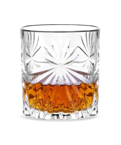 Komplet 6 szklanek do whisky BOHEMIA PRESTIGE Fiore 320 ml-BOHEMIA PRESTIGE