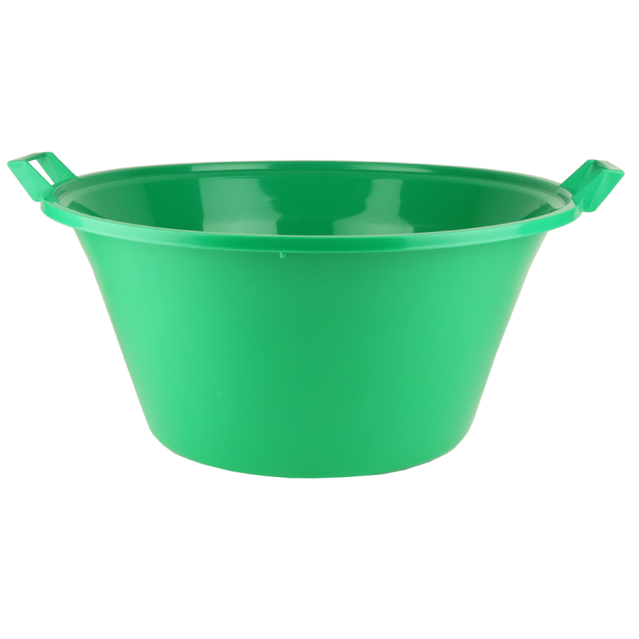 Miska plastikowa z uchwytami zielona 62 cm