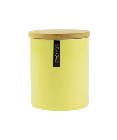Pojemnik ceramiczny NAPOLI żółty 9,5x12 cm-FESTA ITALIA