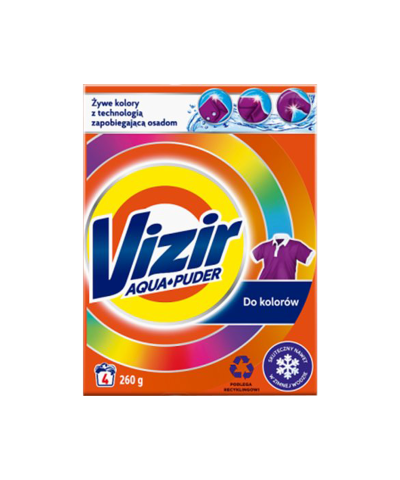 Proszek do prania kolor VIZIR Aqua Puder 260 g