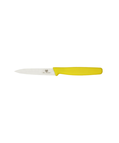 Nóż kuchenny żółty 10 cm