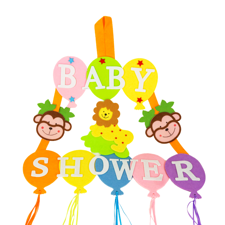 Dekoracja z filcu Baby shower balony-PRYMUS AGD