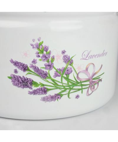 Garnek emaliowany LAWENDA 9l-Emalia Rybnik