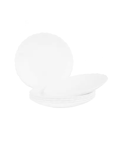 Komplet 6 talerzy deserowych Carbo białe 19 cm-PRYMUS AGD