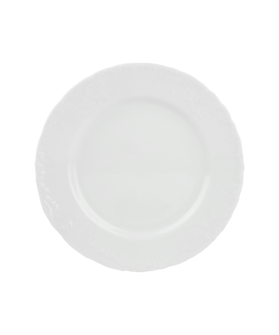 Talerz obiadowy ĆMIELÓW Rococo białe 25 cm Ćmielów - 1