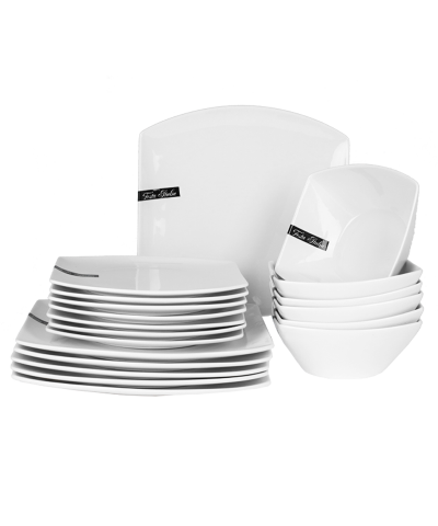 Komplet talerzy porcelanowy FESTA ITALIA 18-elementowy-FESTA ITALIA