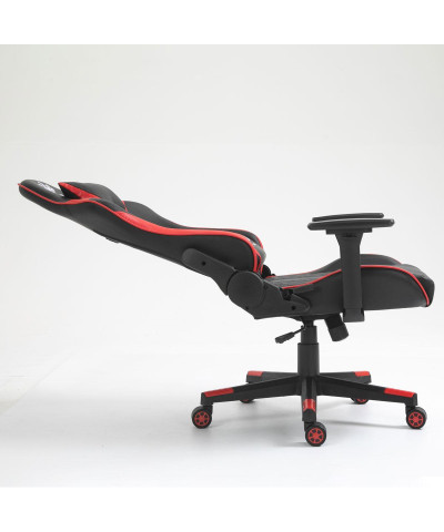 Fotel gamingowy gracza krzesło obrotowe KRAKEN HELIOS czarno-czerwony-KRAKEN
