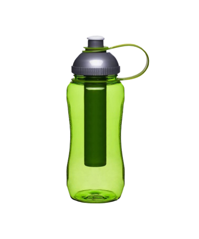 Bidon plastikowy z wkładem do mrożenia zielony 520 ml-