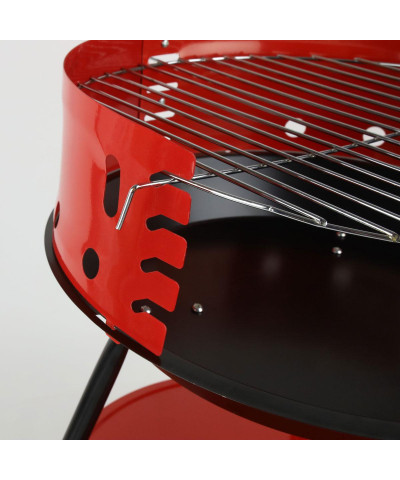 Grill z regulowaną wysokością rusztu 51 x 31 cm 