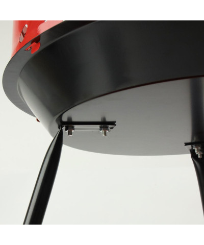 Grill z regulowaną wysokością rusztu 51 x 31 cm 