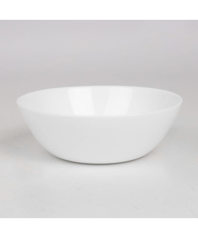 Komplet talerzy ze szkła hartowanego Classic 18-elementowy biały-PRYMUS AGD