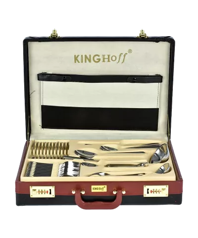Komplet sztućców w walizce KING HOFF 72-elementy-KINGHOFF