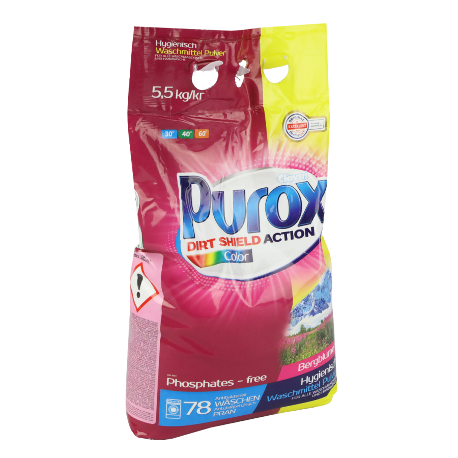 Proszek do prania Purox Color 5,5 kg  - 1