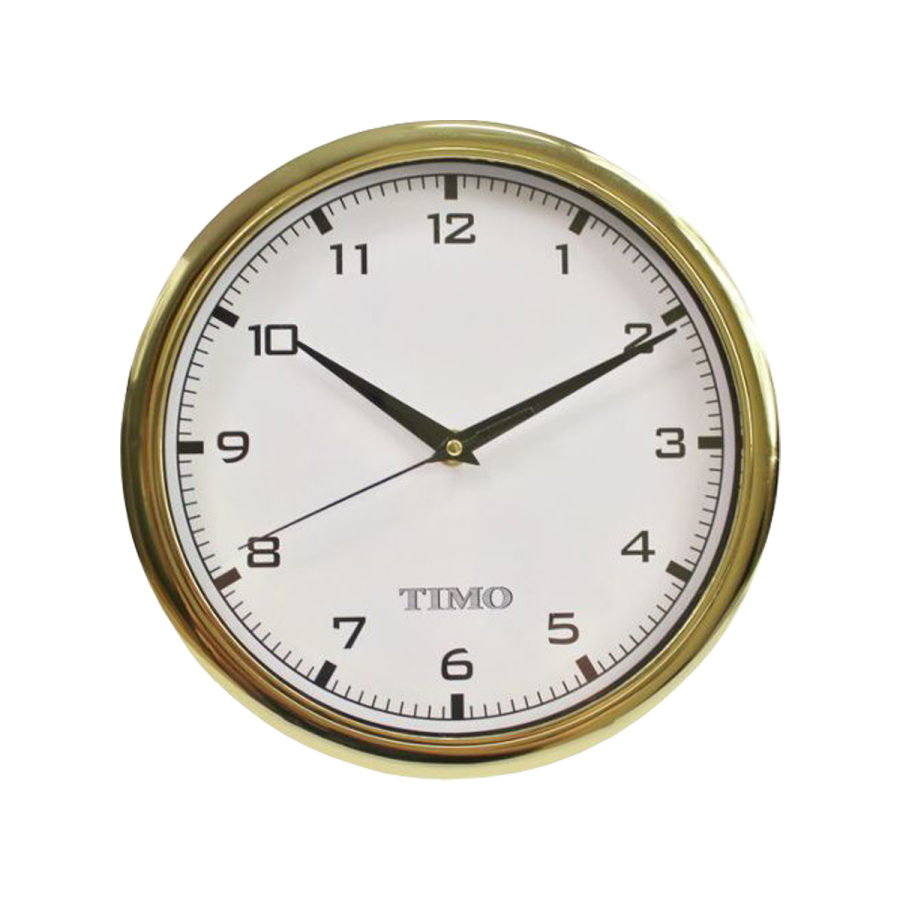 Zegar ścienny TIMO 30 złoty 26cm-
