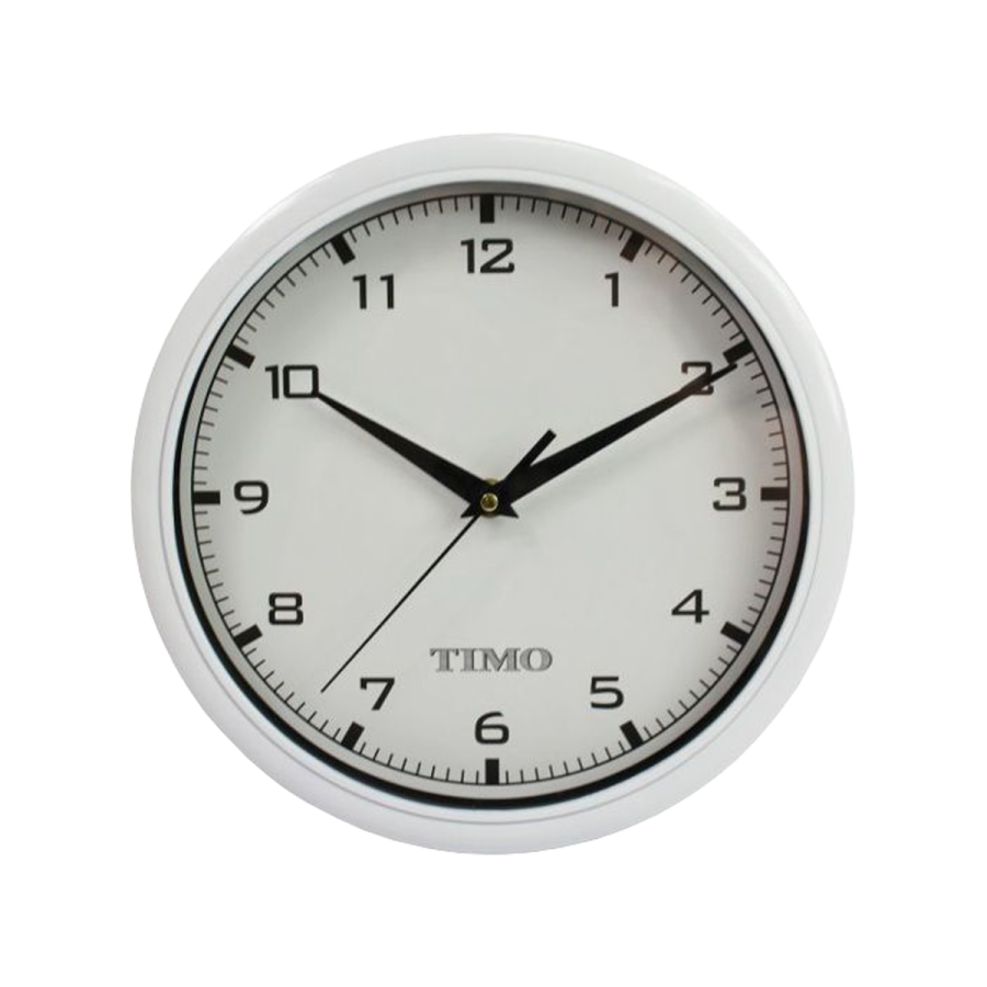 Zegar ścienny TIMO 29 biały 26cm-