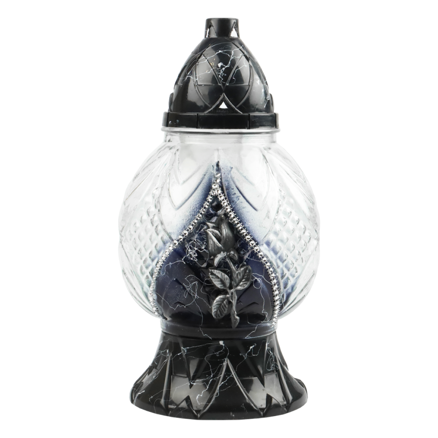 Znicz szklany z wkładem Z-447-