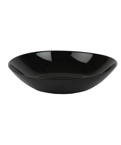 Komplet talerzy ze szkła hartowanego Zelie 18-elementowy czarny-PRYMUS AGD