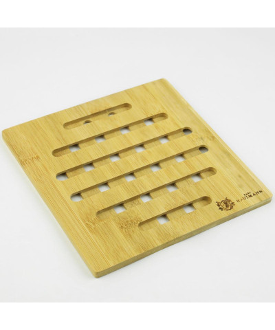 Bambusowa podstawka podkładka kwadratowa 18 x 0,8 cm-