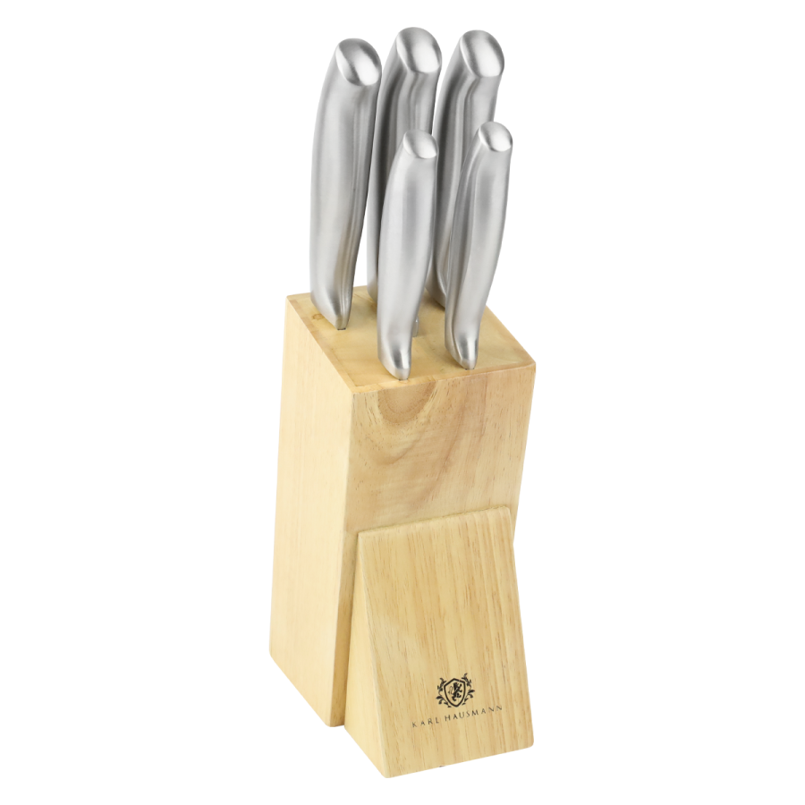 Komplet noży kuchennych z blokiem FLAVIO-Karl HAUSMANN