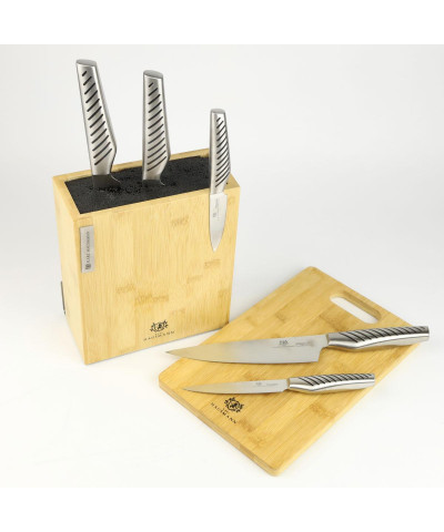 Komplet 5 noży kuchennych MAURO w bloku magnetycznym-Karl HAUSMANN
